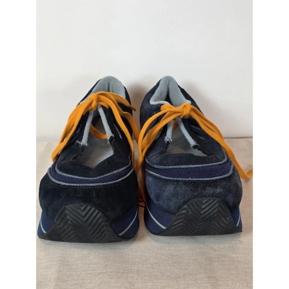 Volatile Starship Blue Suede Platform Mary Jane Sneakers 8.5 Y2K